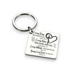 Picture of SILVER KEYCHAIN WITH BIBLE VERSES